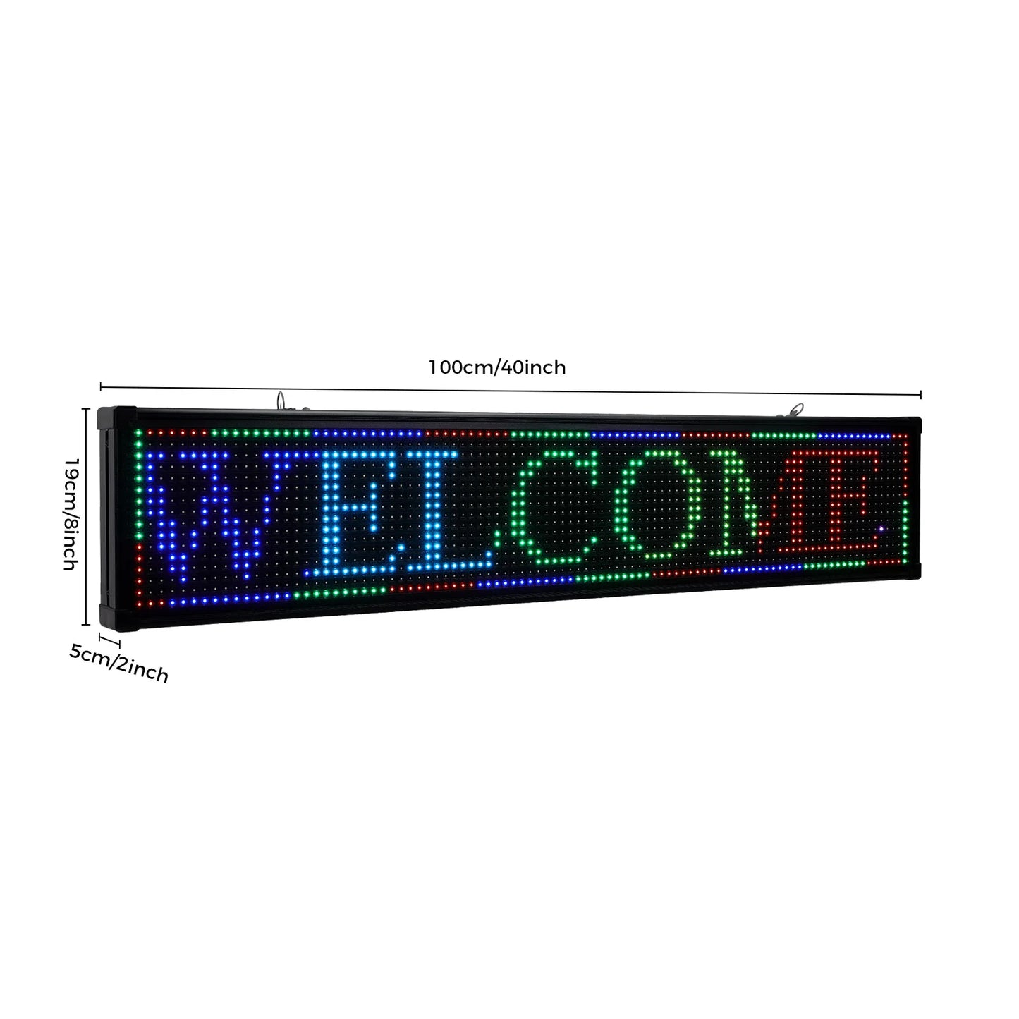 Led Scrolling Sign Board Programmable Digital Advertising Display 7 Modes