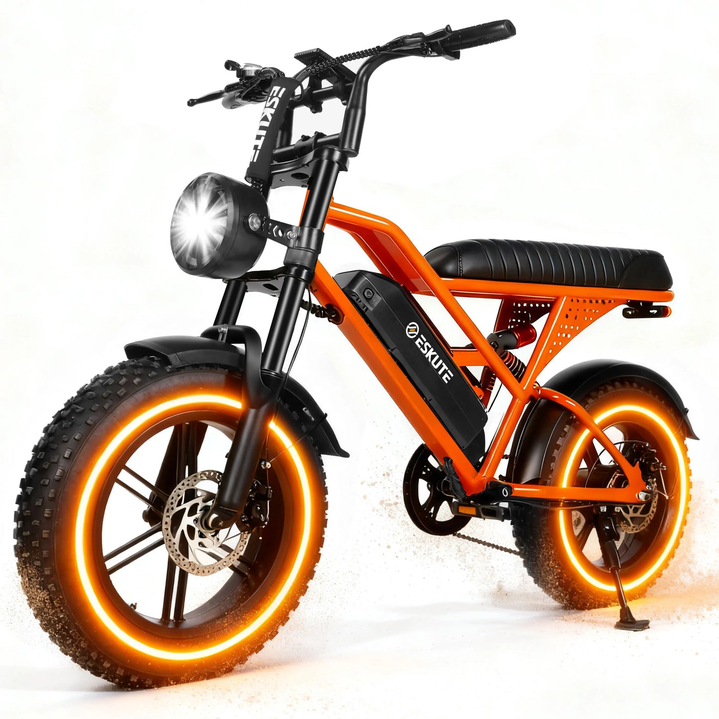 Eskute V100 Electric Bike 1500W Peak Suspension 60 Mile Range