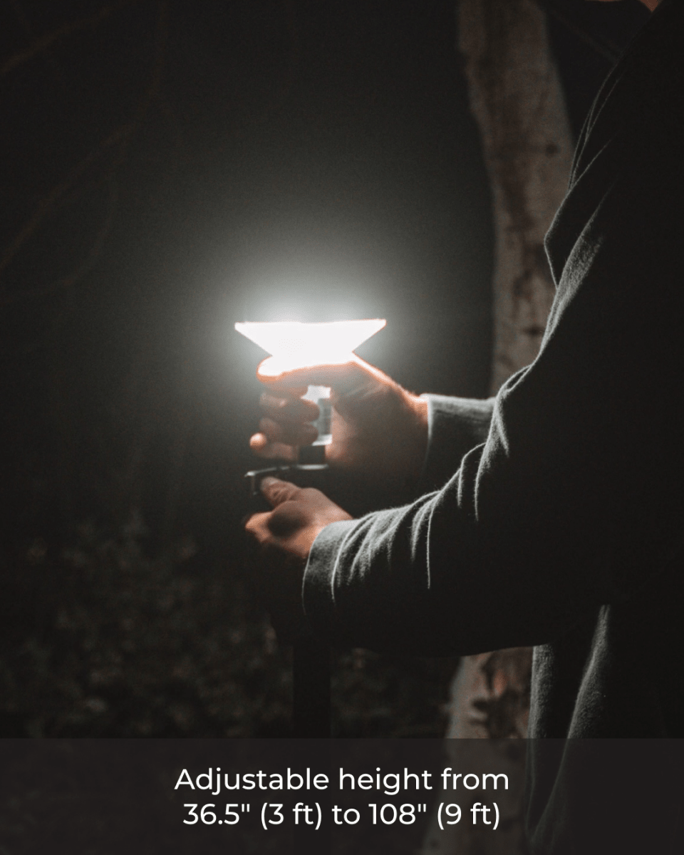 LightRanger 1200 Rechargeable LED Lantern With Telescoping Pole Tripod