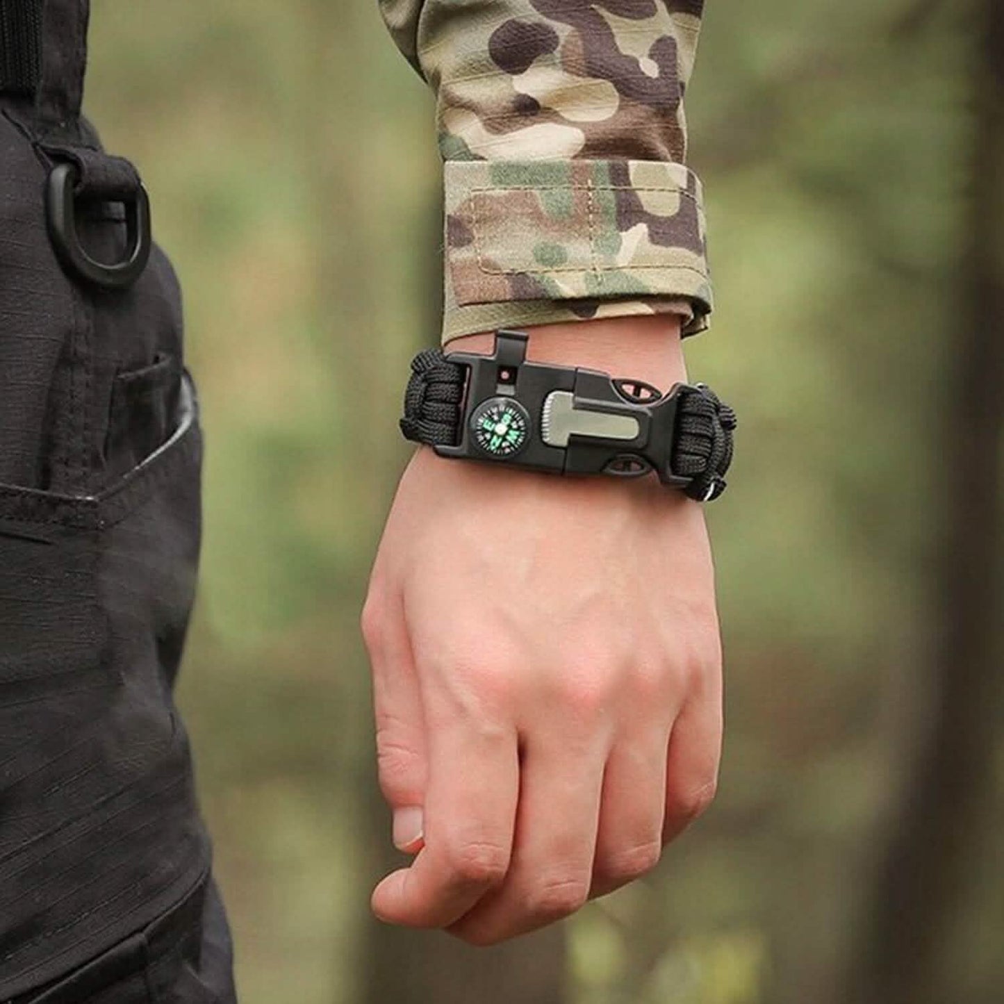 Emergency Survival Gear Tactical Kit For Outdoor Adventure