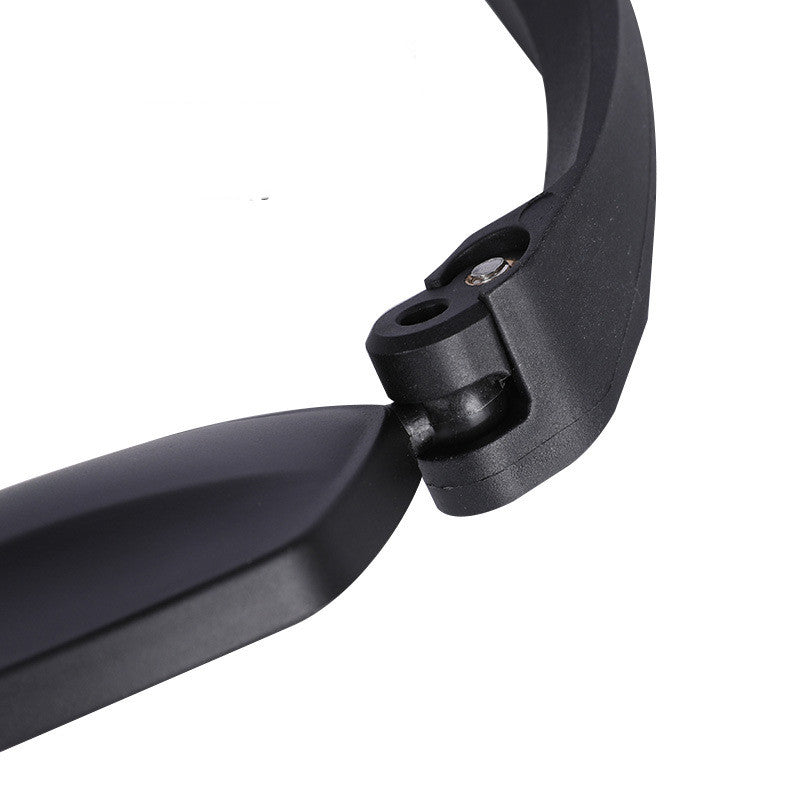 Bicycle Rear View Mirror Adjustable Wide Lens For Handlebars