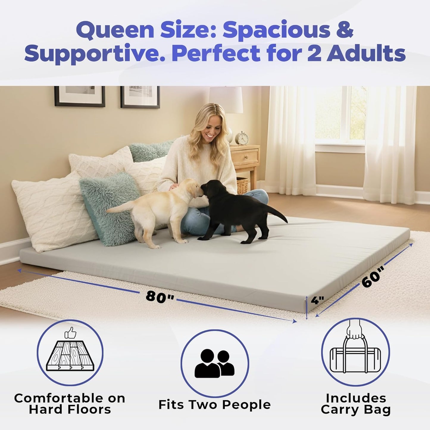 Hazli Matrix Air-Cell Memory Foam Camping Mattress