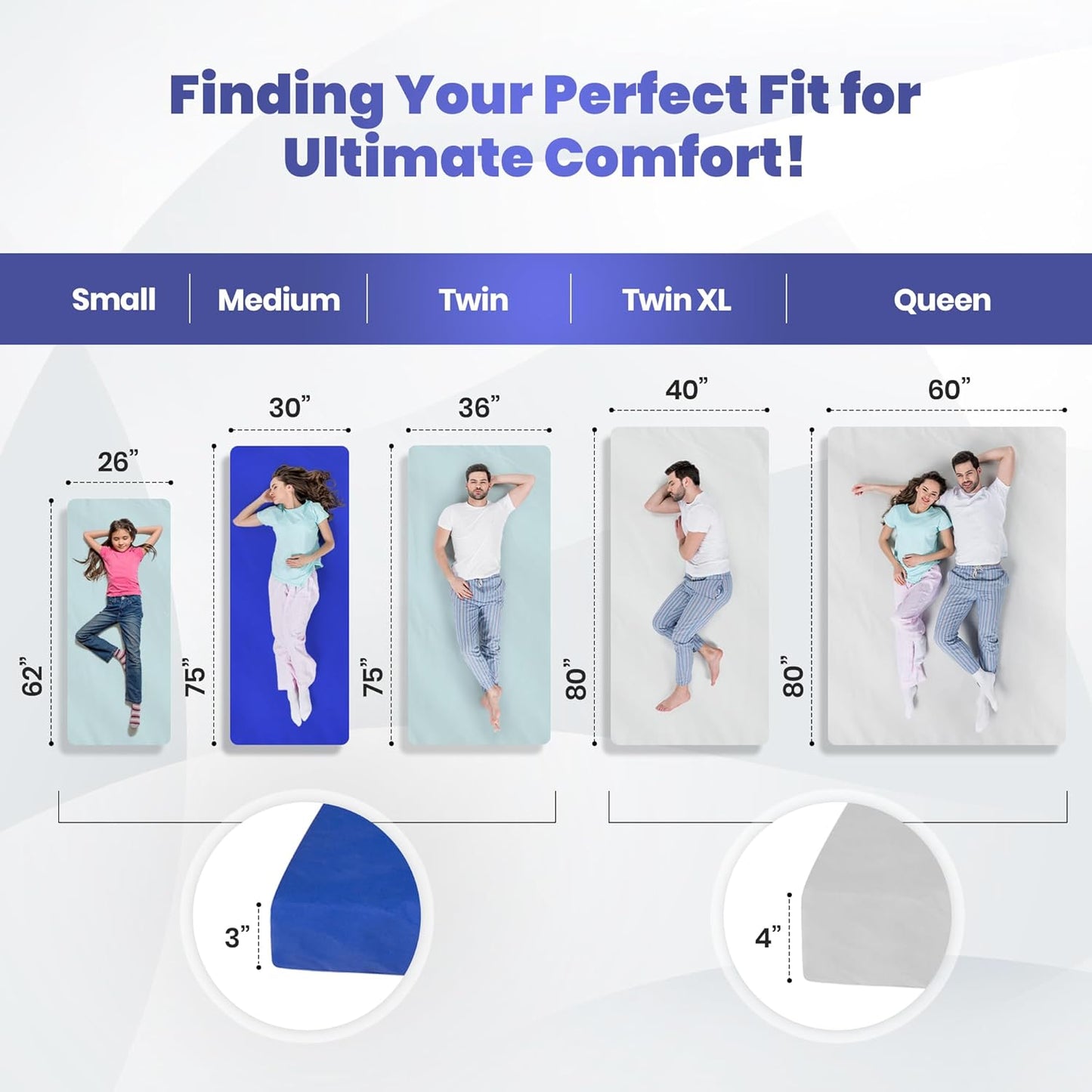 Hazli Matrix Air-Cell Memory Foam Camping Mattress