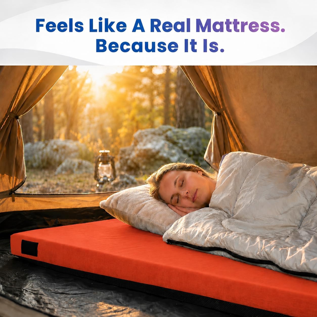 Hazli Matrix Air-Cell Memory Foam Camping Mattress
