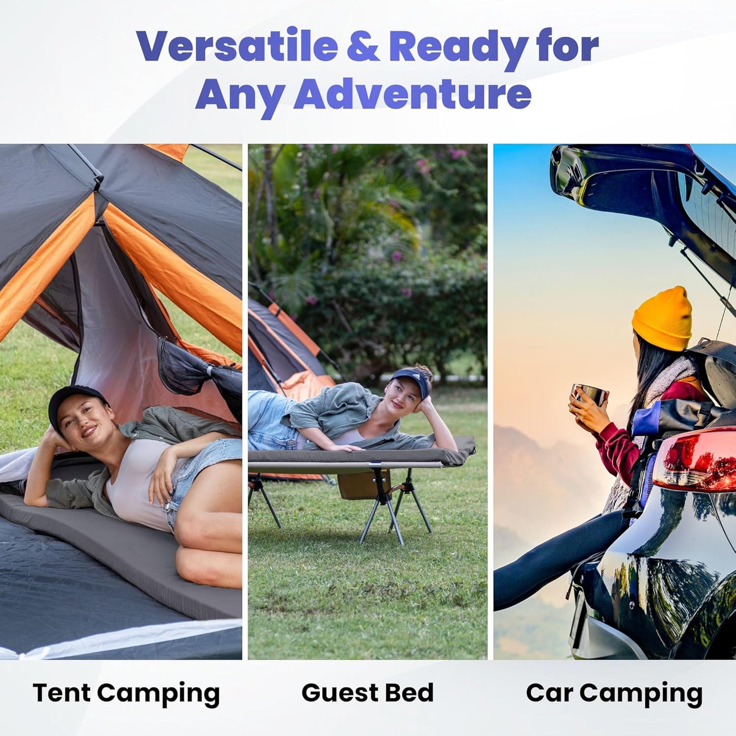 Hazli Matrix Air-Cell Memory Foam Camping Mattress