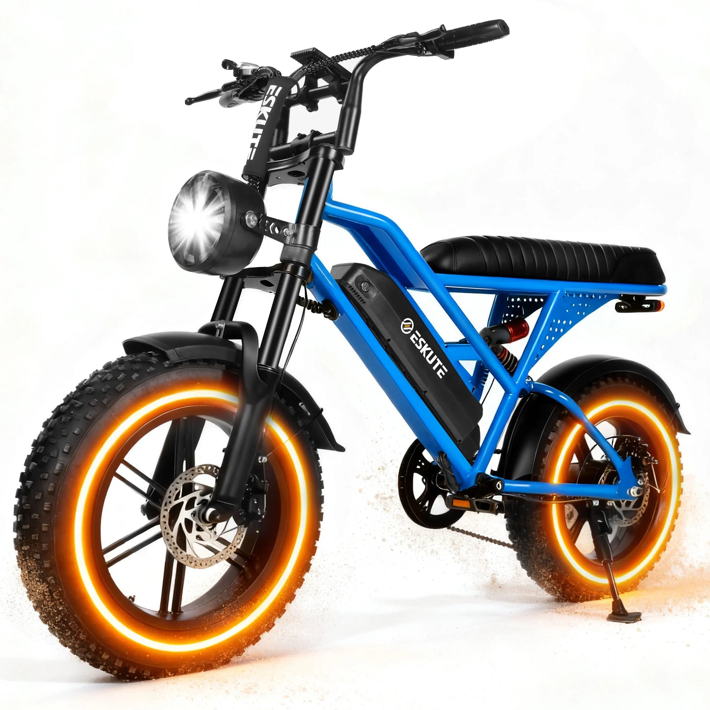 Eskute V100 Electric Bike 1500W Peak Suspension 60 Mile Range
