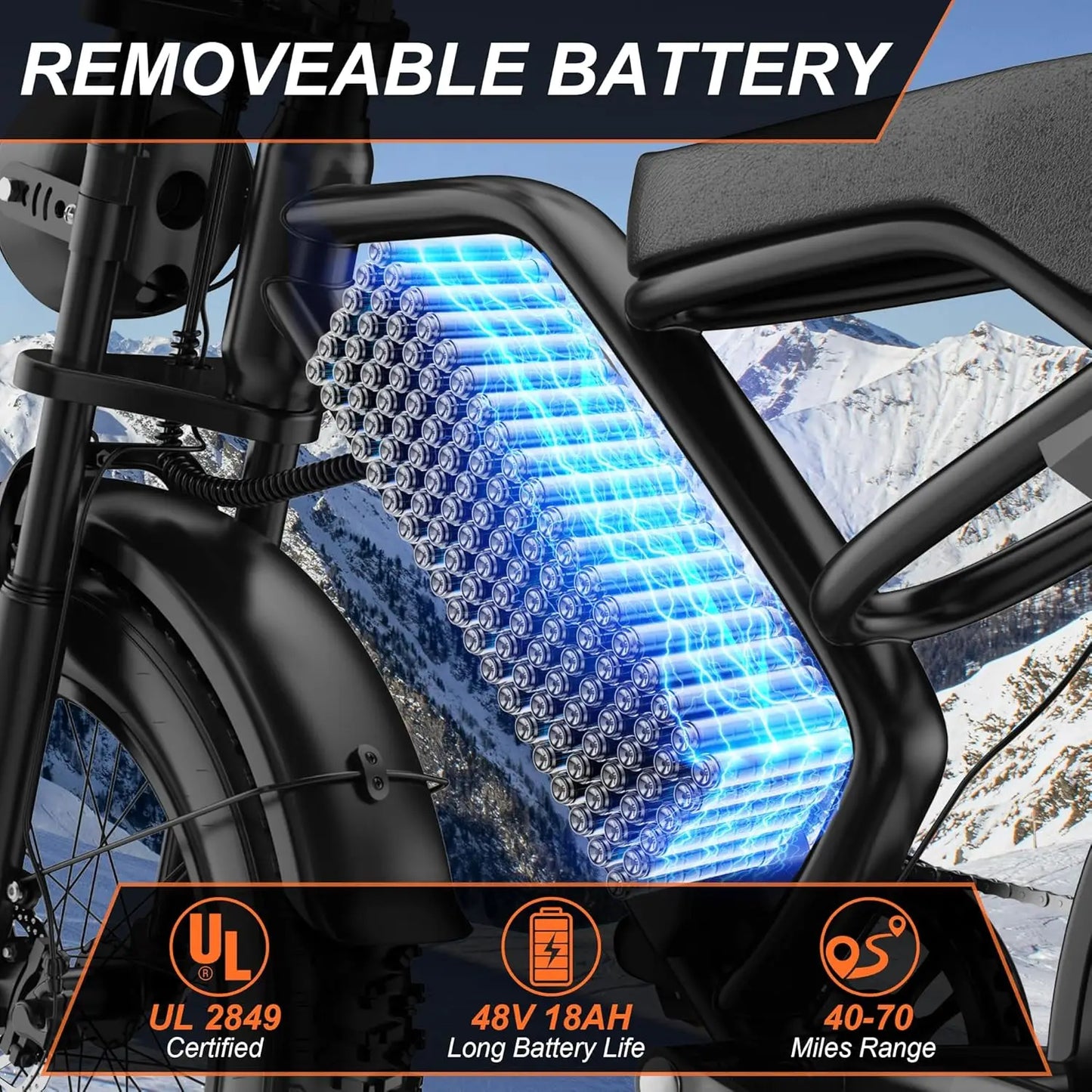 AOVOWHEEL AW2PRO Electric Fat Tire Bike 1500W All Terrain