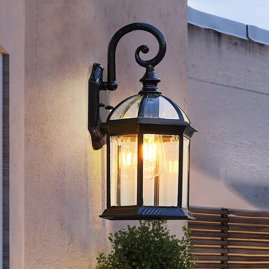 Outdoor LED Wall Light Fixtures - Waterproof Exterior Wall Lantern W/ Anti-Oxidation Coating, Durable Thick Metal Sconce Porch