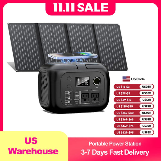 SinKeu G300 300W Portable Power Station 70400mAh Solar Generator