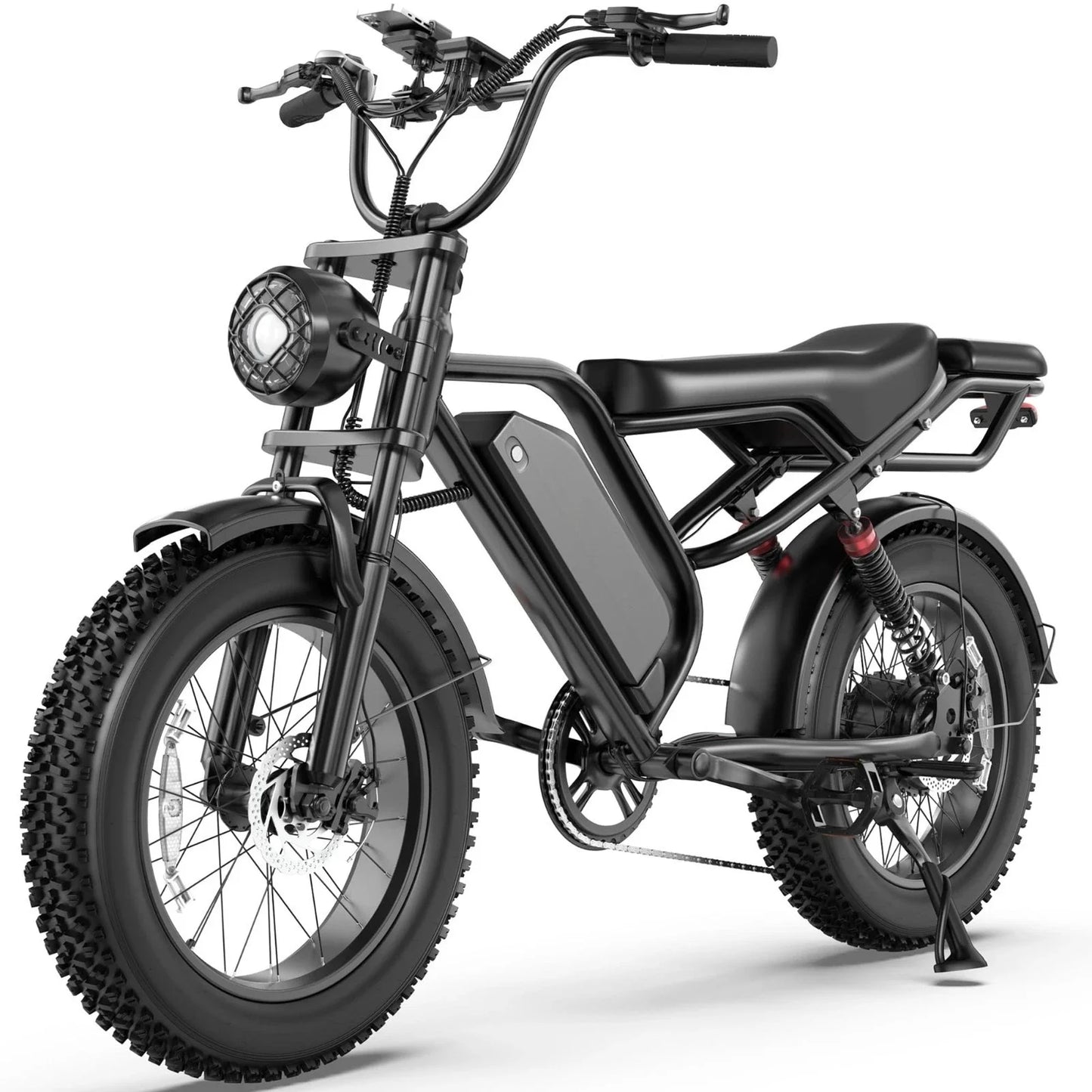 Off-Road 48V 1500W Electric Bike For Adults, 70 Miles Range