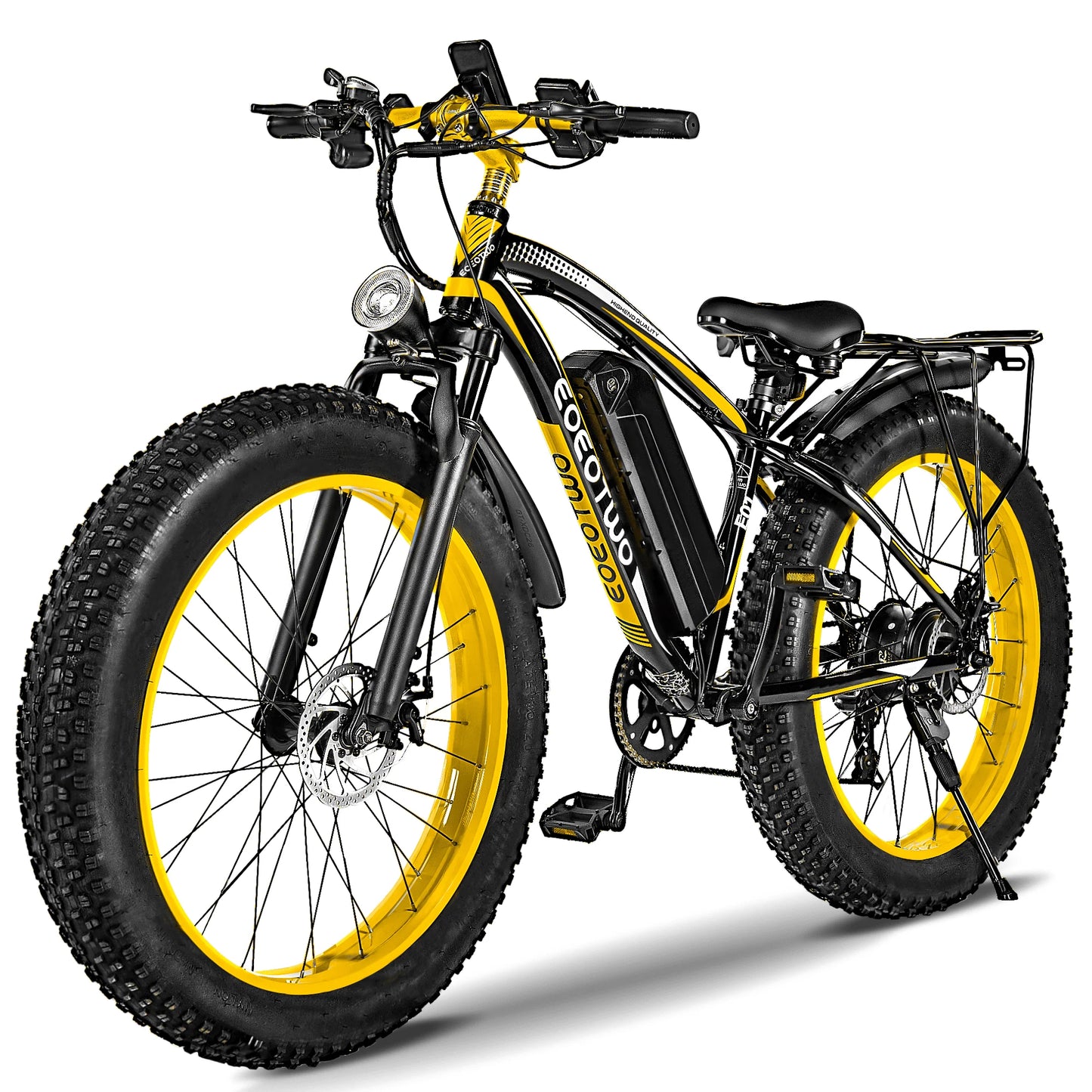 EOEOTWO 34MPH 1500W Electric Fat Tire Ebike With 48V 15Ah Battery
