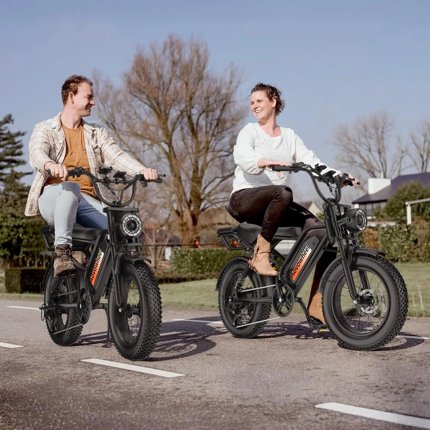 AOVOWHEEL AW2PRO Electric Fat Tire Bike 1500W All Terrain