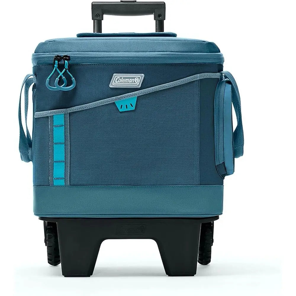 Wheeled Soft Cooler With Expandable Pockets Keeps Ice Cold 34 Hours