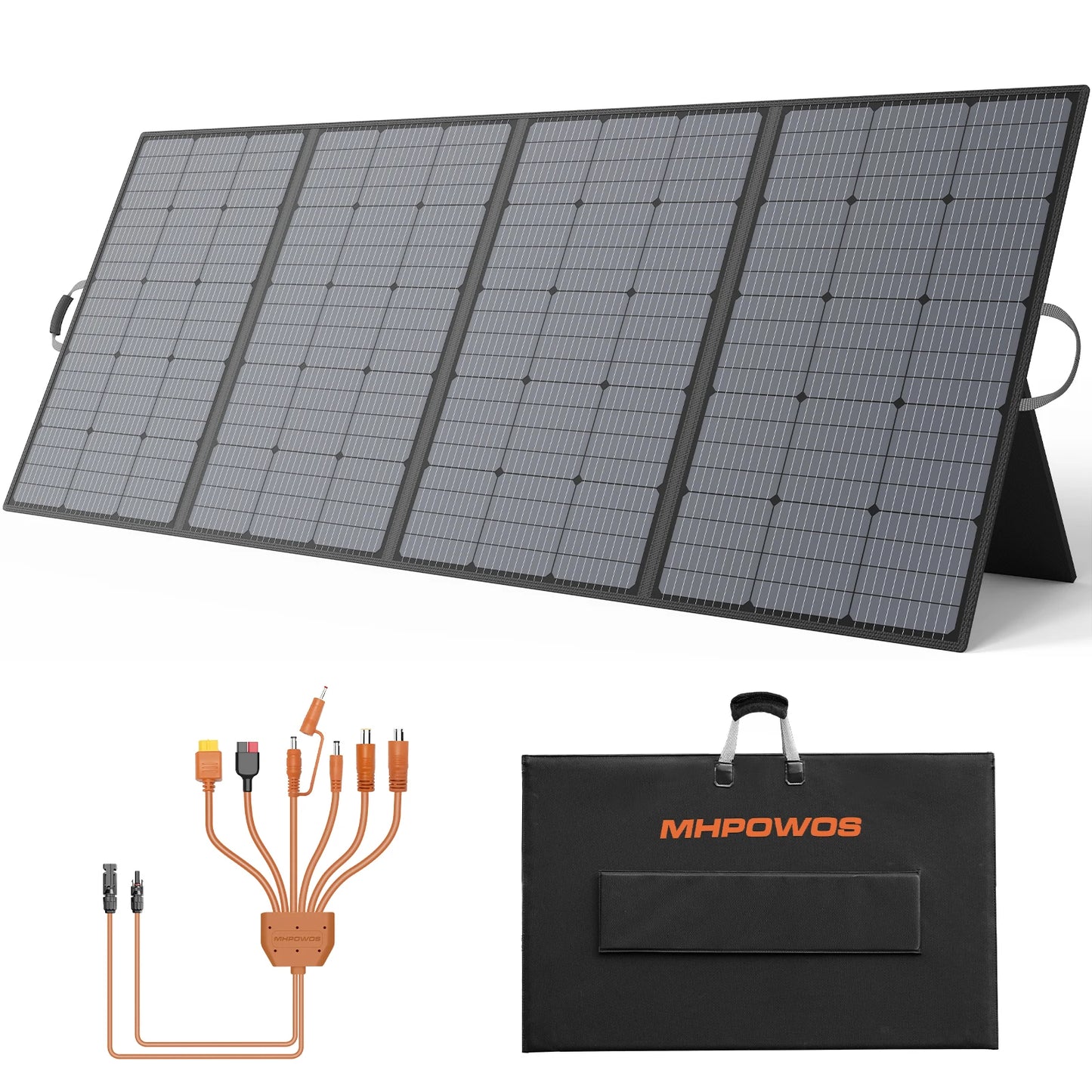 MHPOWOS 400W Portable Foldable Solar Panel For Power Stations