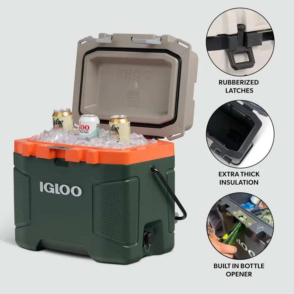 Insulated HDPE Cooler For Outdoor Adventures And Travel