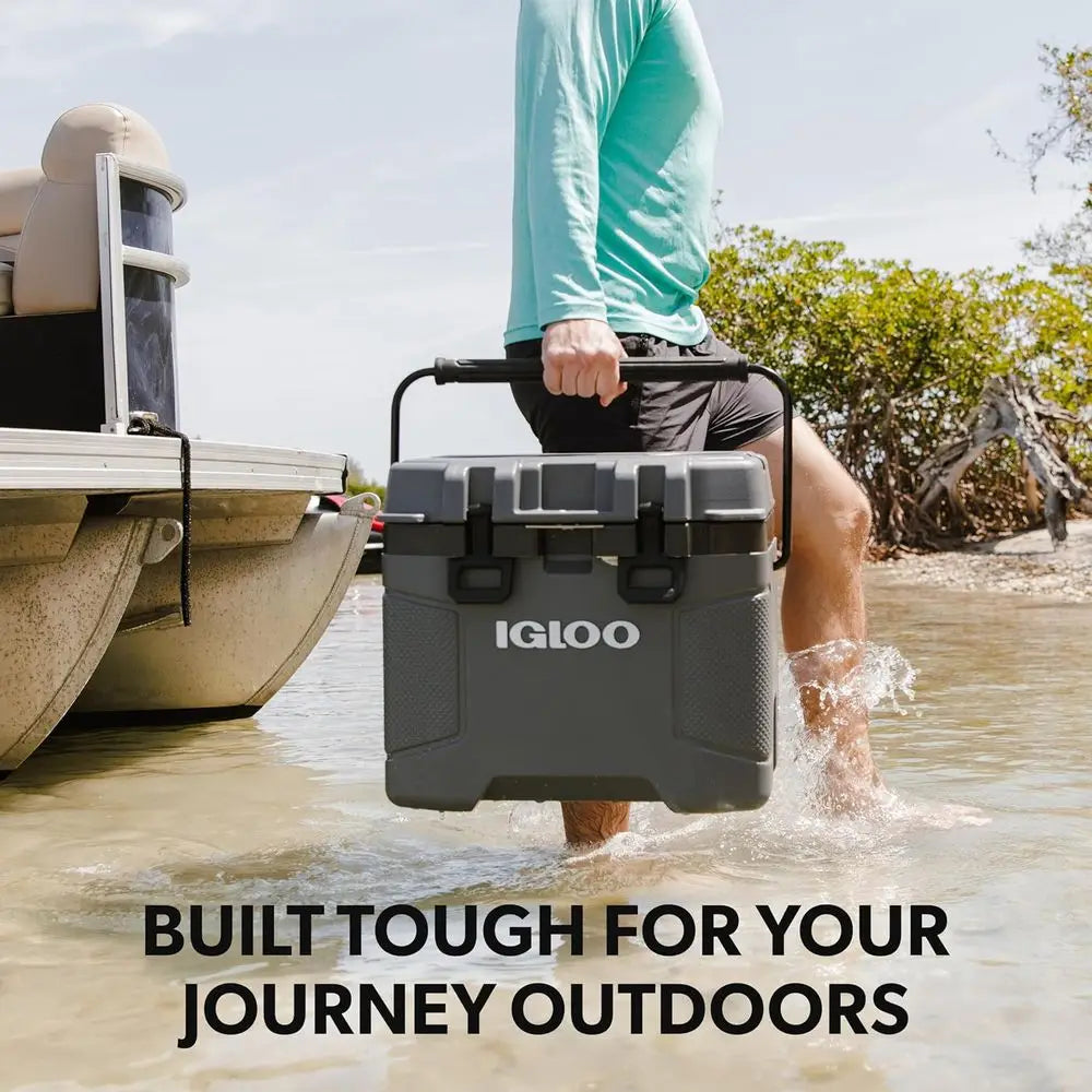 Insulated HDPE Cooler For Outdoor Adventures And Travel