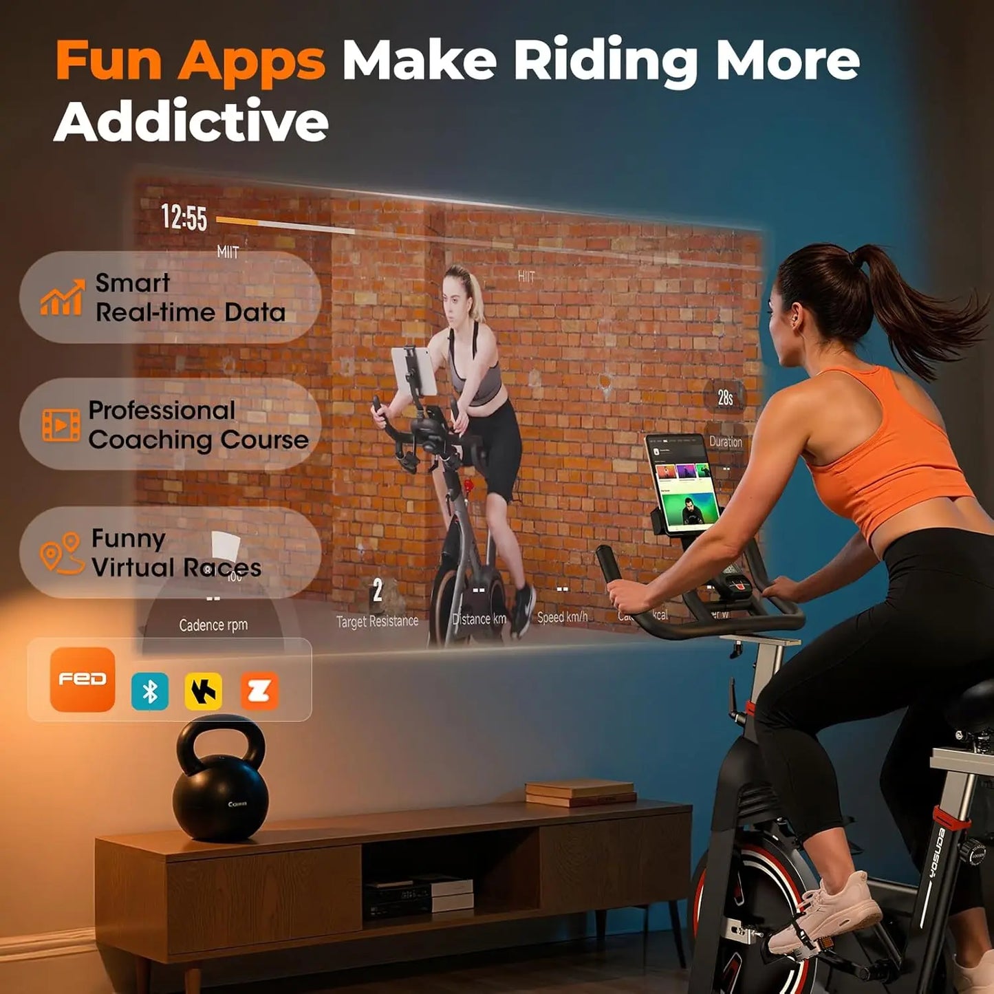 YOSUDA Pro Magnetic Exercise Bike For Home Use