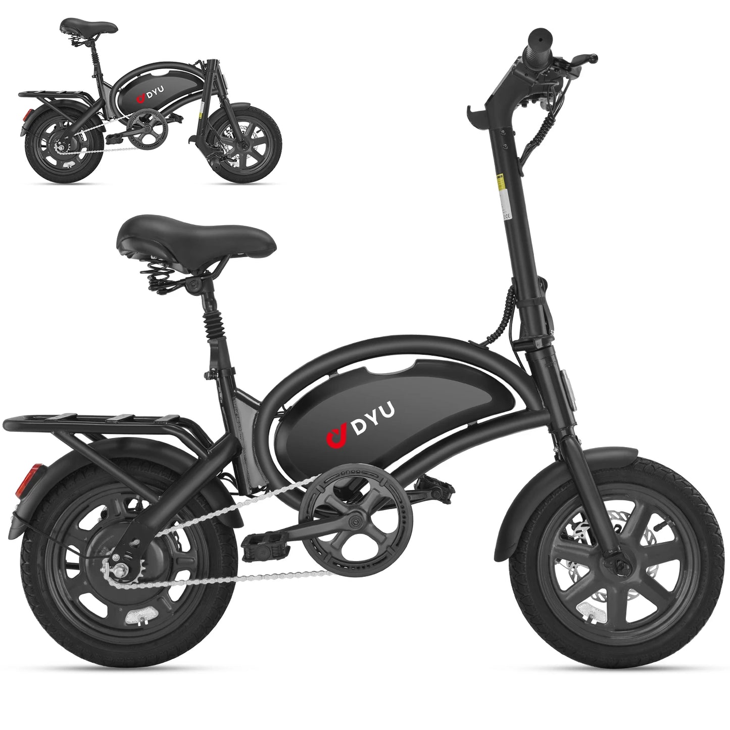 DYU D3F Electric Bicycle 500W Peak Motor 36V Battery