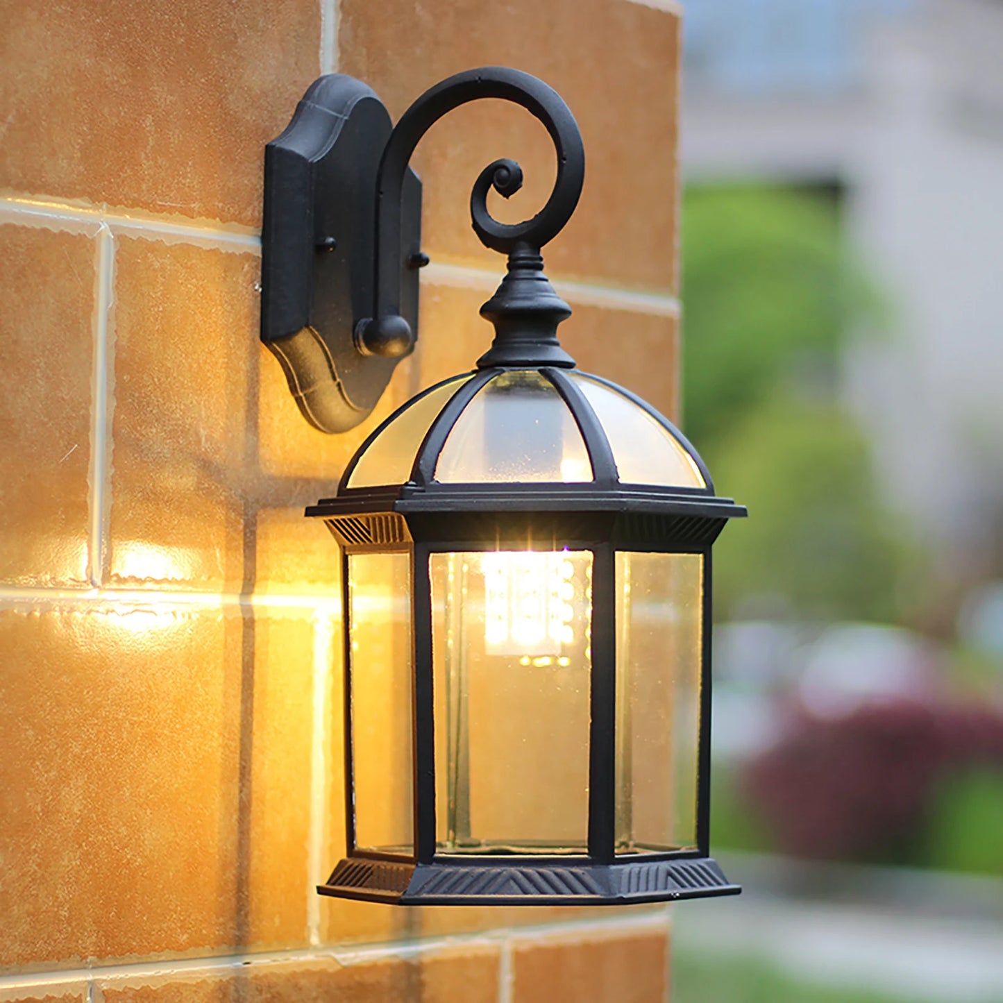 Outdoor LED Wall Light Fixtures - Waterproof Exterior Wall Lantern W/ Anti-Oxidation Coating, Durable Thick Metal Sconce Porch