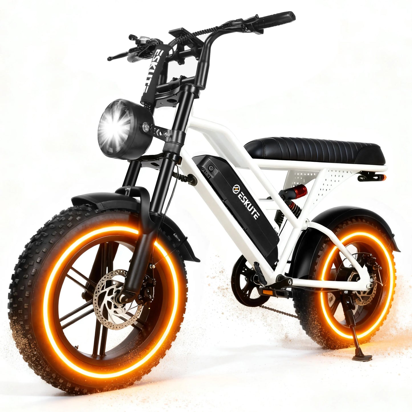 Eskute V100 Electric Bike 1500W Peak Suspension 60 Mile Range