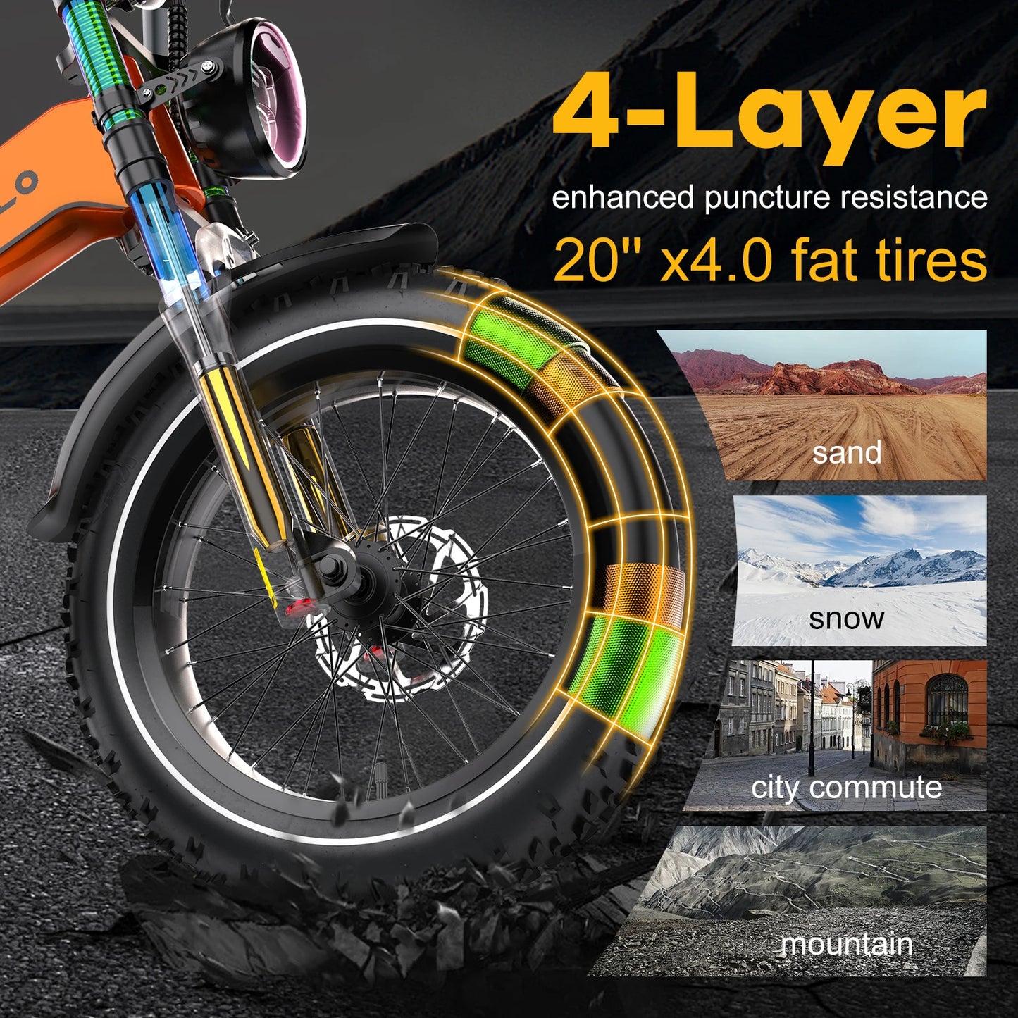 CYBERVELO Luxury Foldable Ebike With 2000W Motor And Long Range