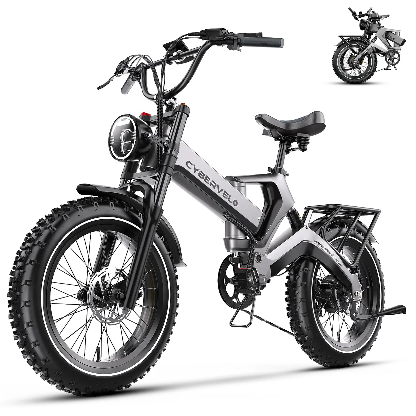 CYBERVELO Luxury Foldable Ebike With 2000W Motor And Long Range