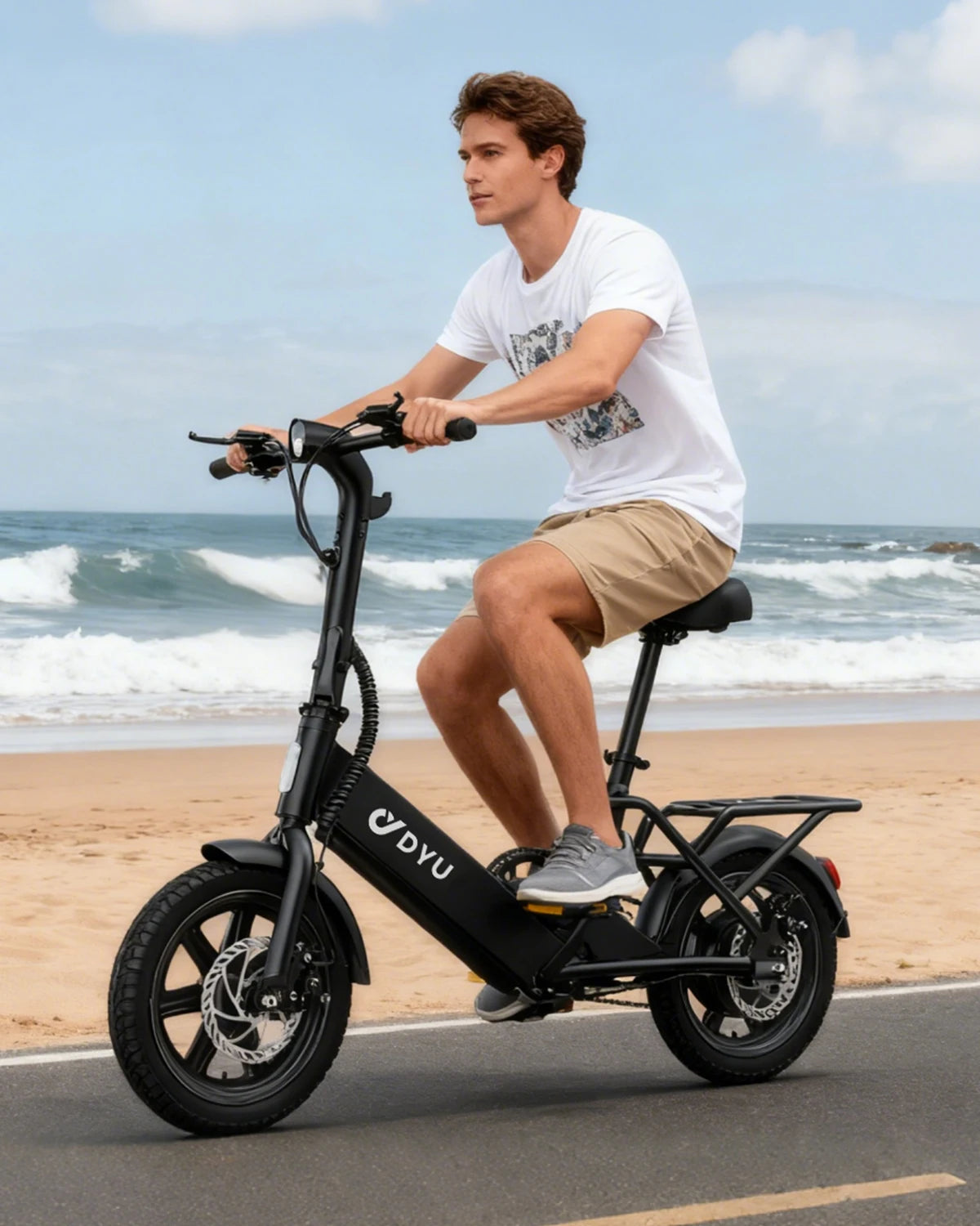 DYU C3 Folding Electric Bicycle Peak 500W