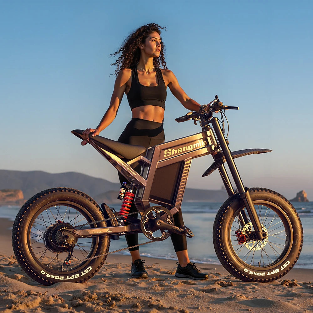 Shengmilo S900 1500W Electric Fat Tire Mountain Bicycle