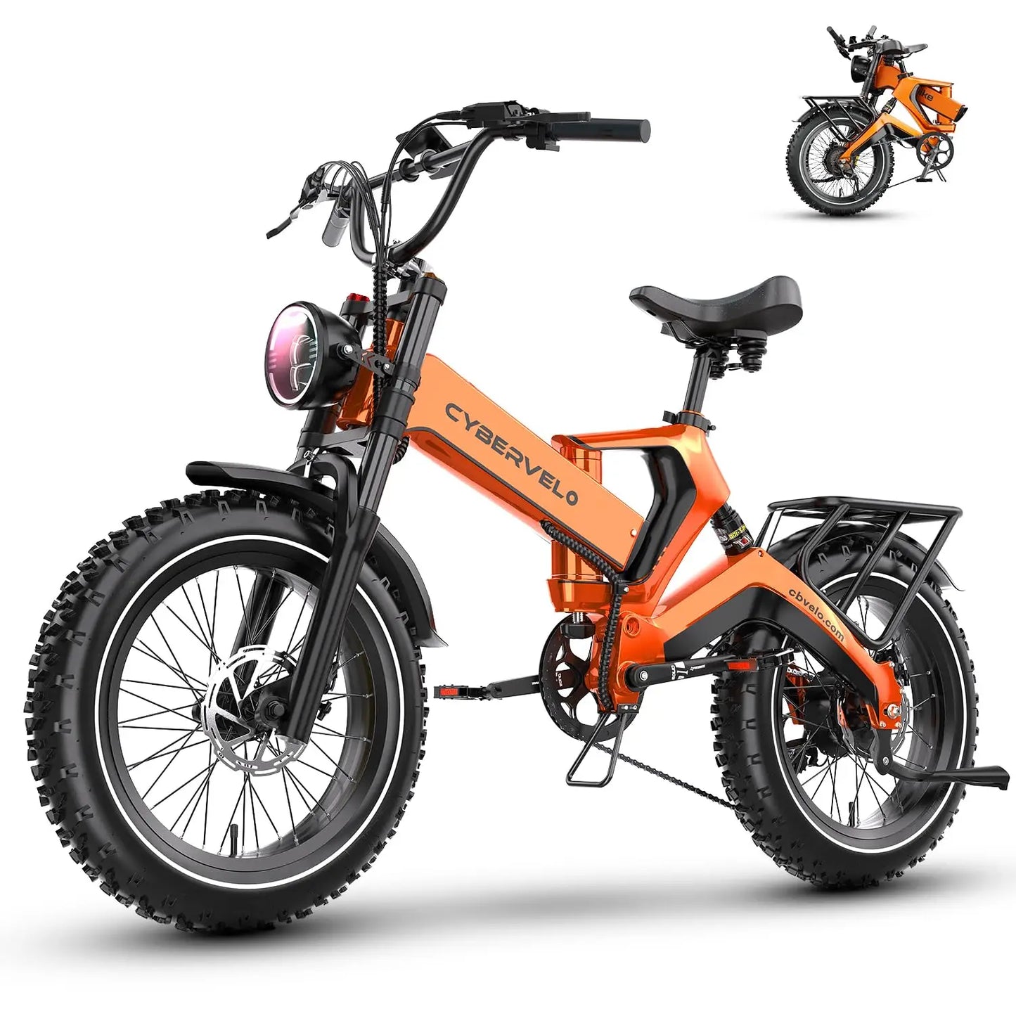 CYBERVELO Luxury Foldable Ebike With 2000W Motor And Long Range