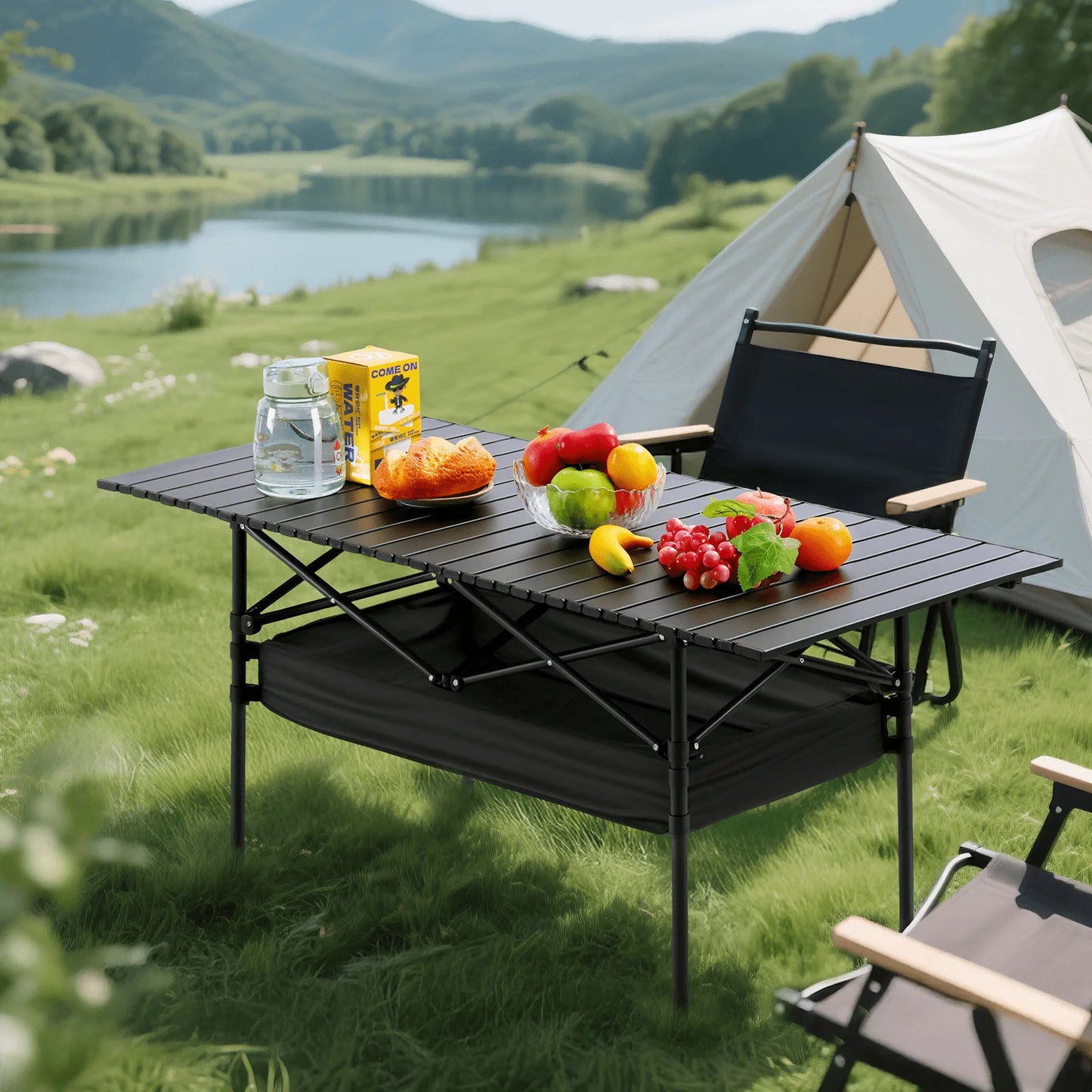 Camping Table Folding Lightweight Aluminum For Outdoor Use