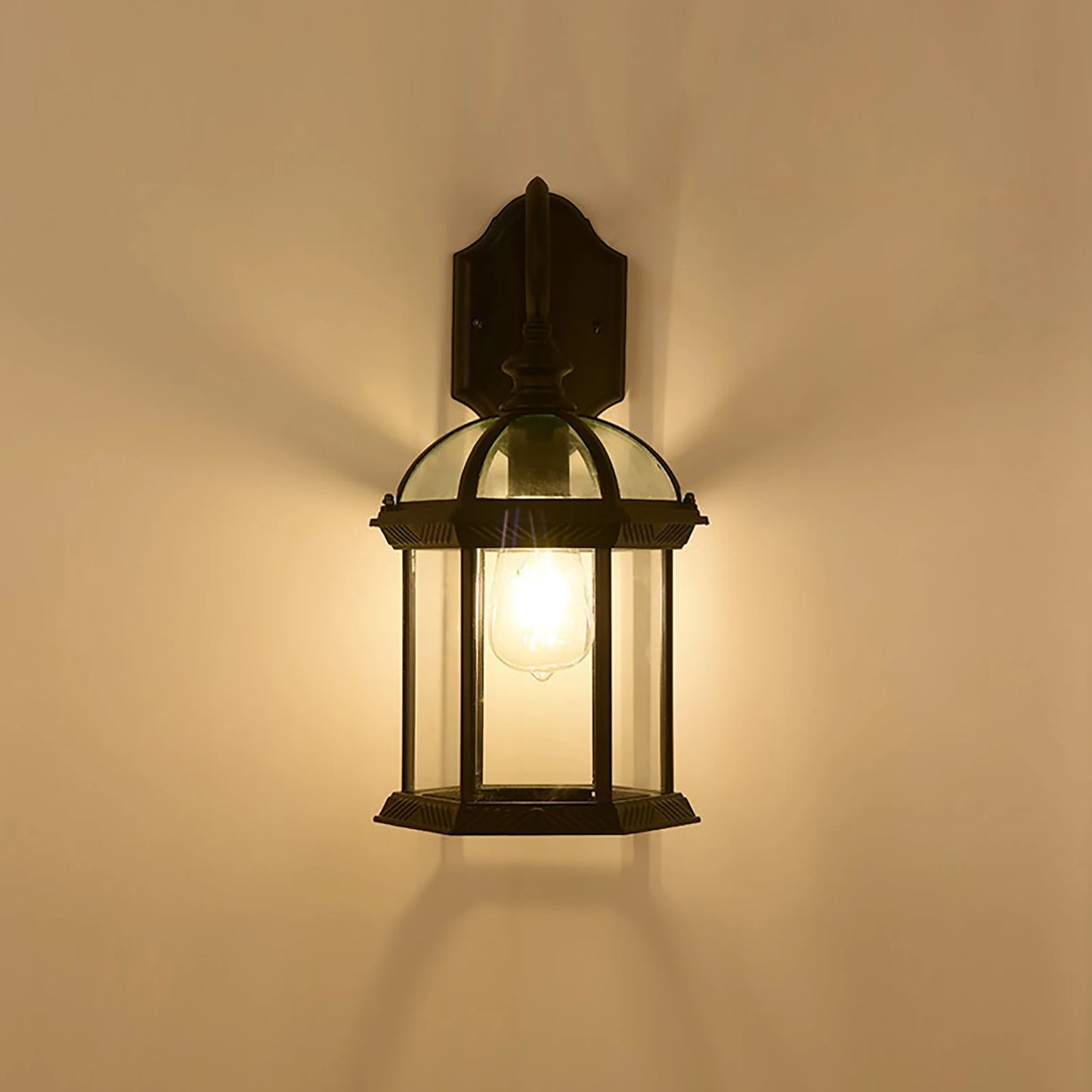 Outdoor LED Wall Light Fixtures - Waterproof Exterior Wall Lantern W/ Anti-Oxidation Coating, Durable Thick Metal Sconce Porch