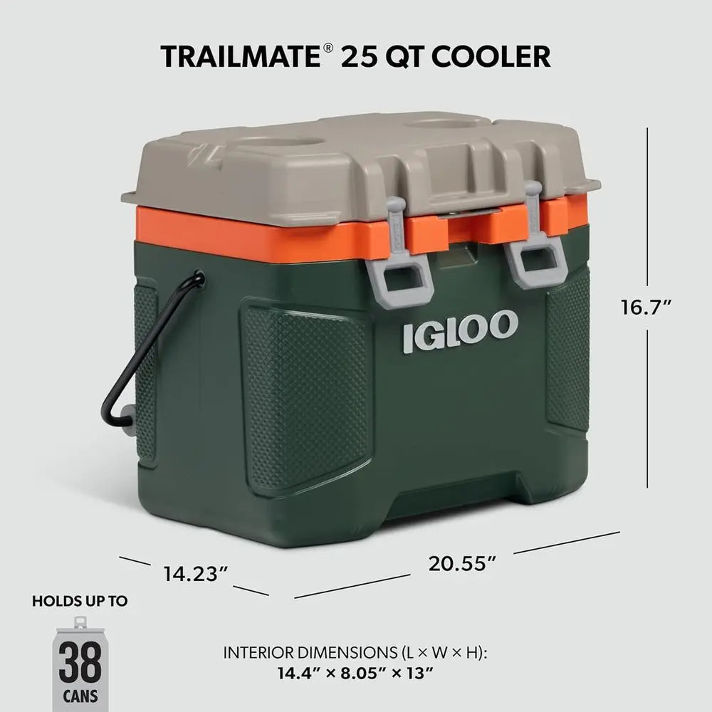 Insulated HDPE Cooler For Outdoor Adventures And Travel