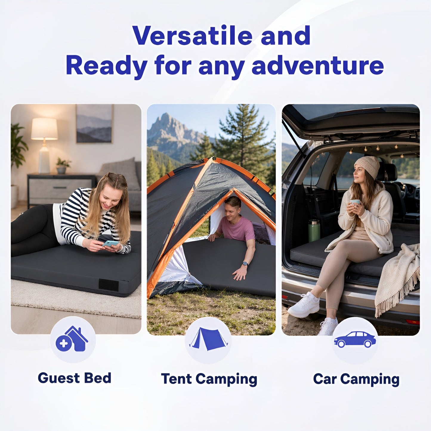 Hazli Matrix Air-Cell Memory Foam Camping Mattress