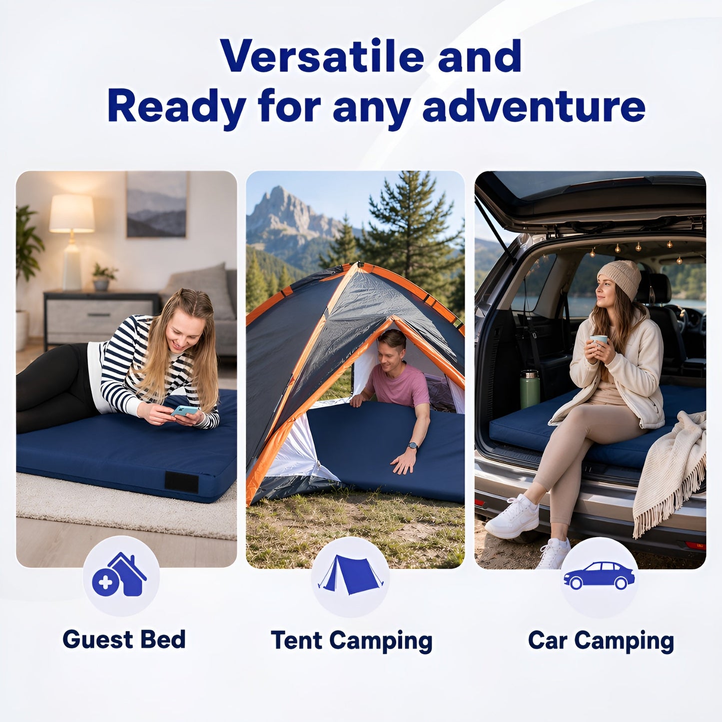Hazli Matrix Air-Cell Memory Foam Camping Mattress