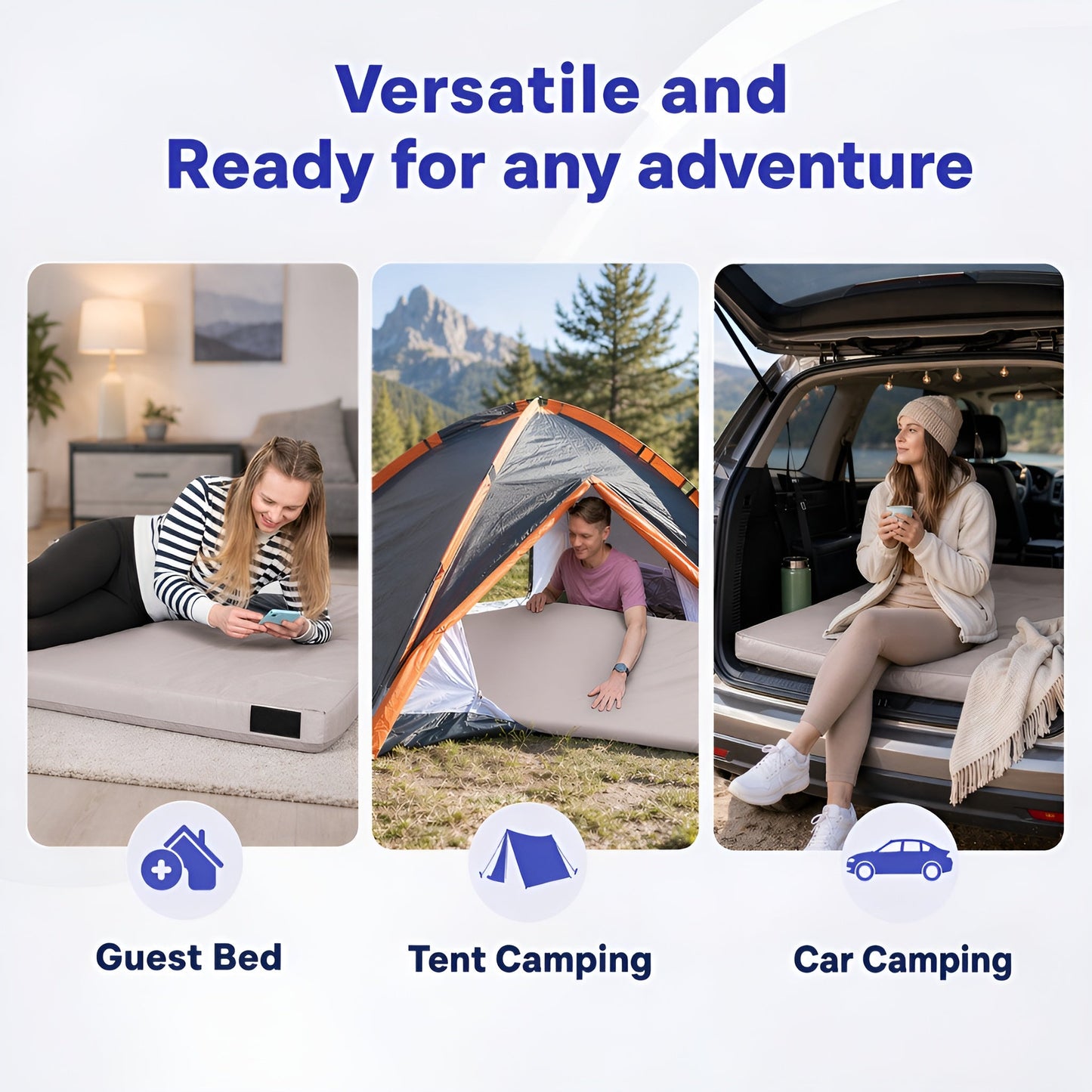 Hazli Matrix Air-Cell Memory Foam Camping Mattress