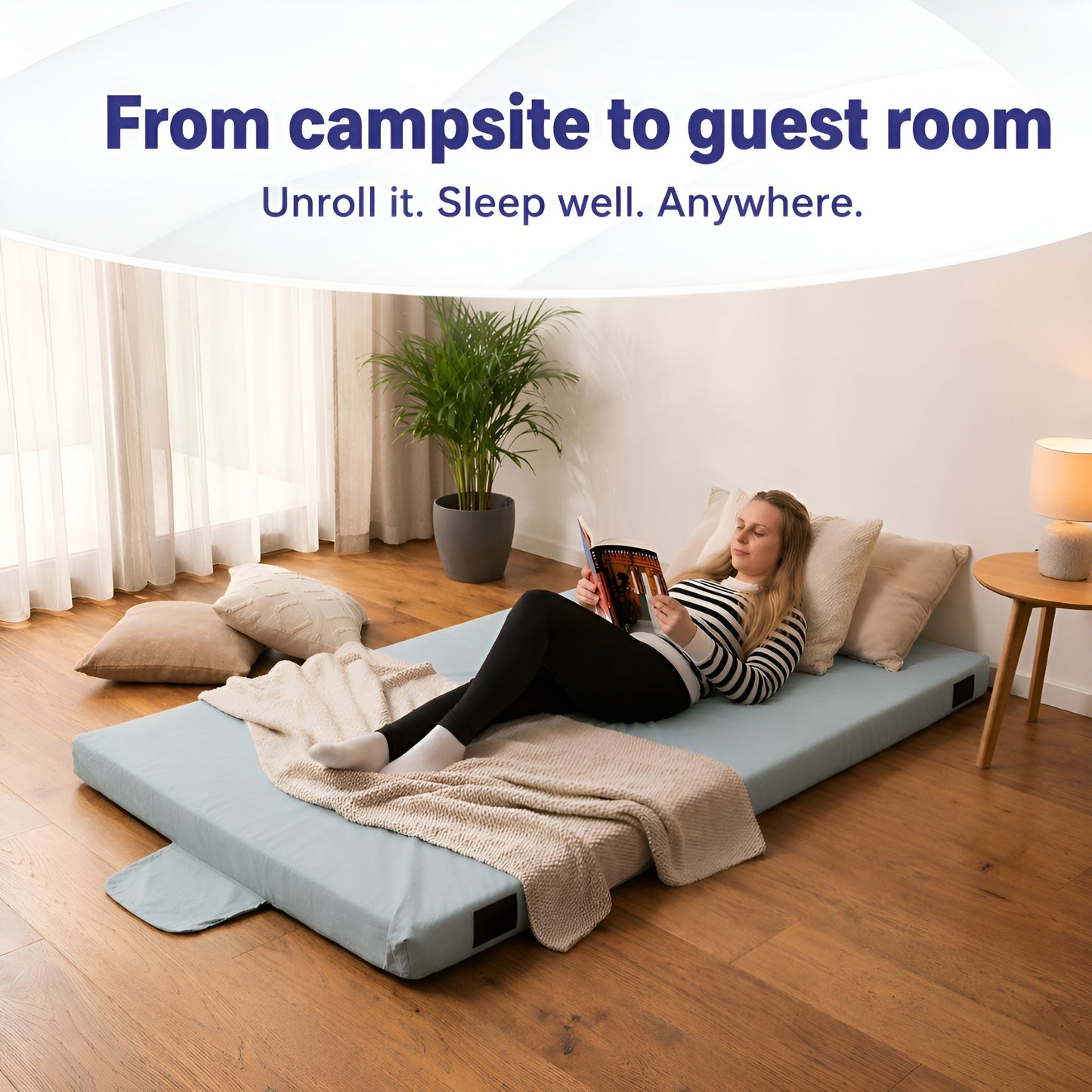 Hazli Matrix Air-Cell Memory Foam Camping Mattress
