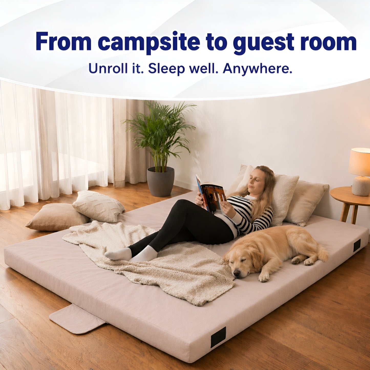 Hazli Matrix Air-Cell Memory Foam Camping Mattress