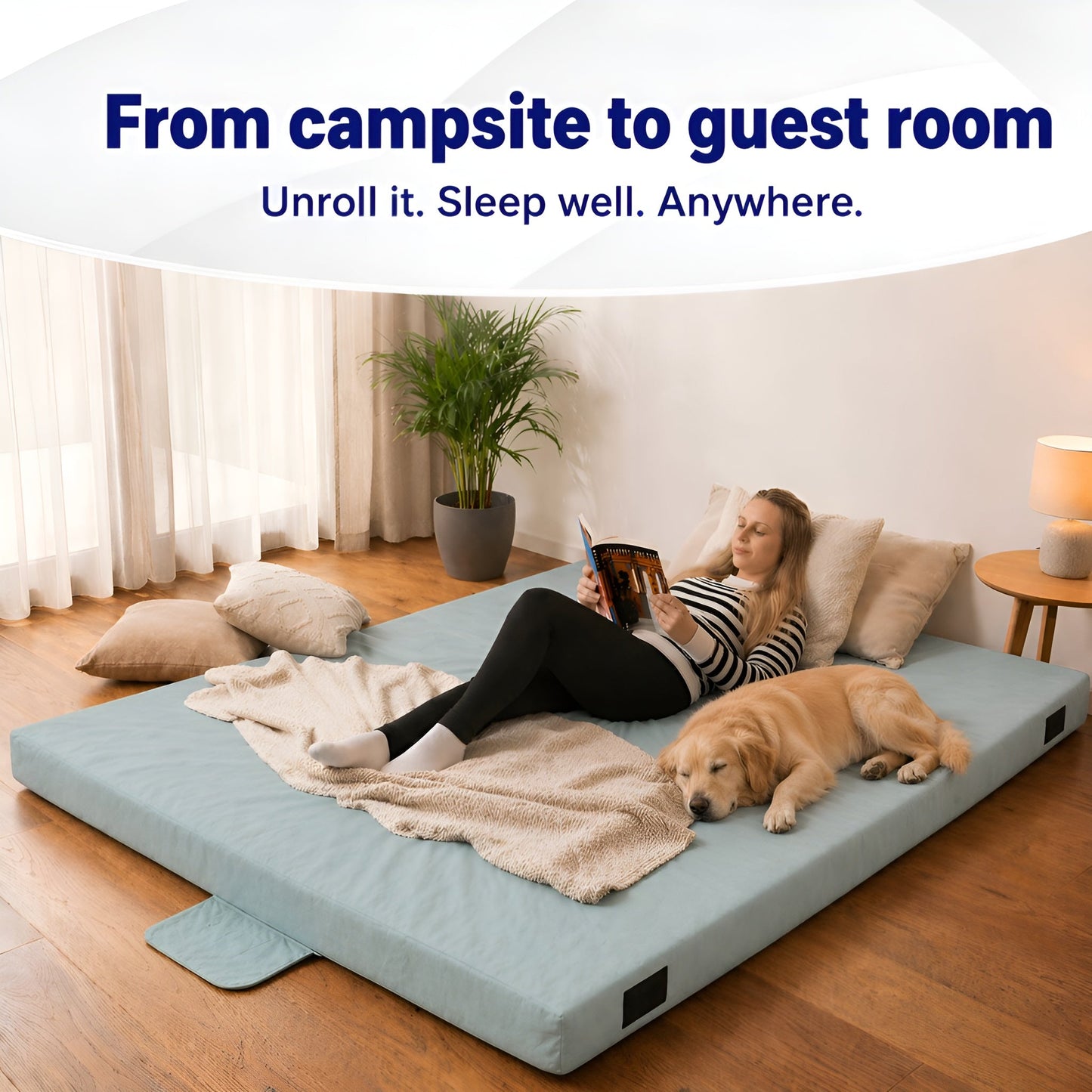 Hazli Matrix Air-Cell Memory Foam Camping Mattress
