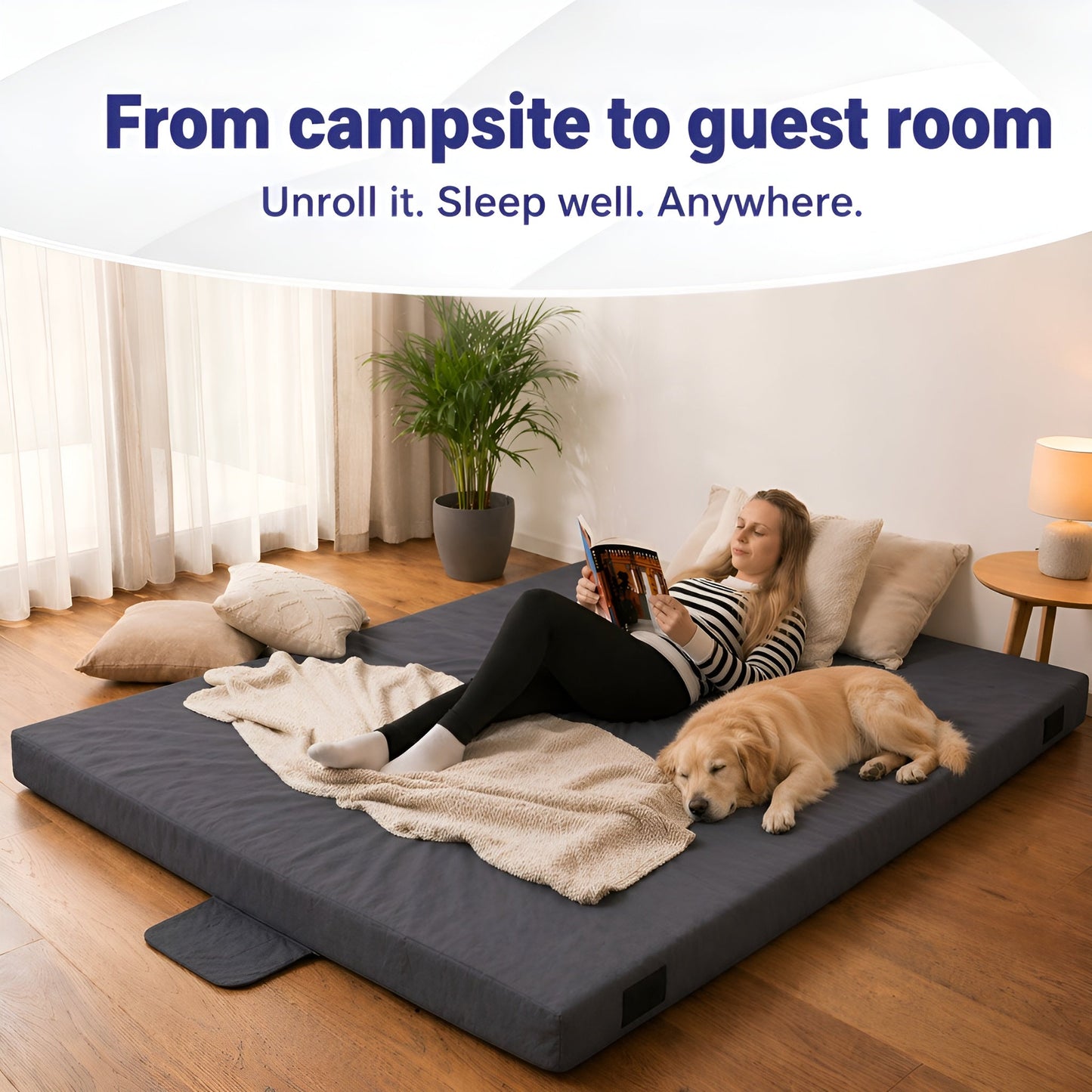Hazli Matrix Air-Cell Memory Foam Camping Mattress