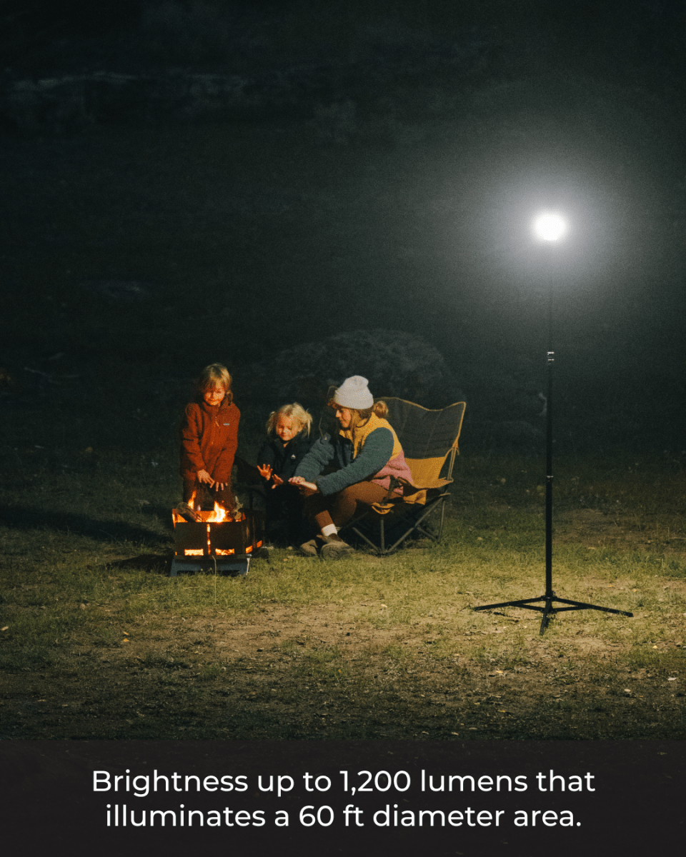 LightRanger 1200 Rechargeable LED Lantern With Telescoping Pole Tripod
