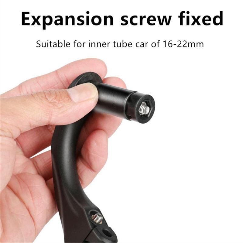 Bicycle Rear View Mirror Adjustable Wide Lens For Handlebars