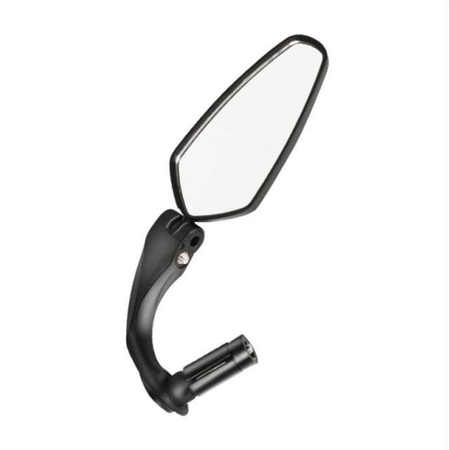 Bicycle Rear View Mirror Adjustable Wide Lens For Handlebars