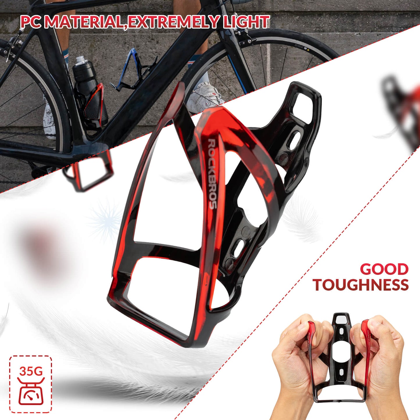 ROCKBROS FK-338 Lightweight Universal Bike Water Bottle Cage