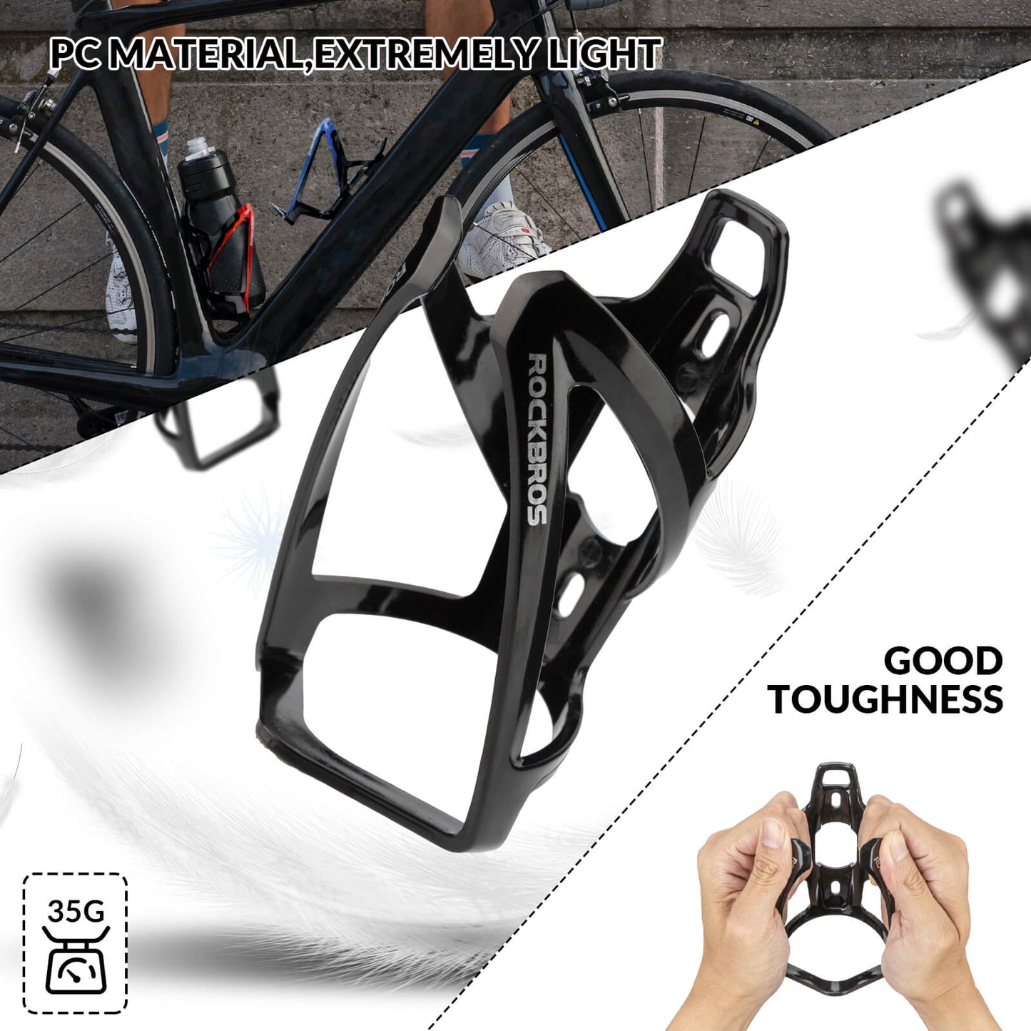 ROCKBROS FK-338 Lightweight Universal Bike Water Bottle Cage