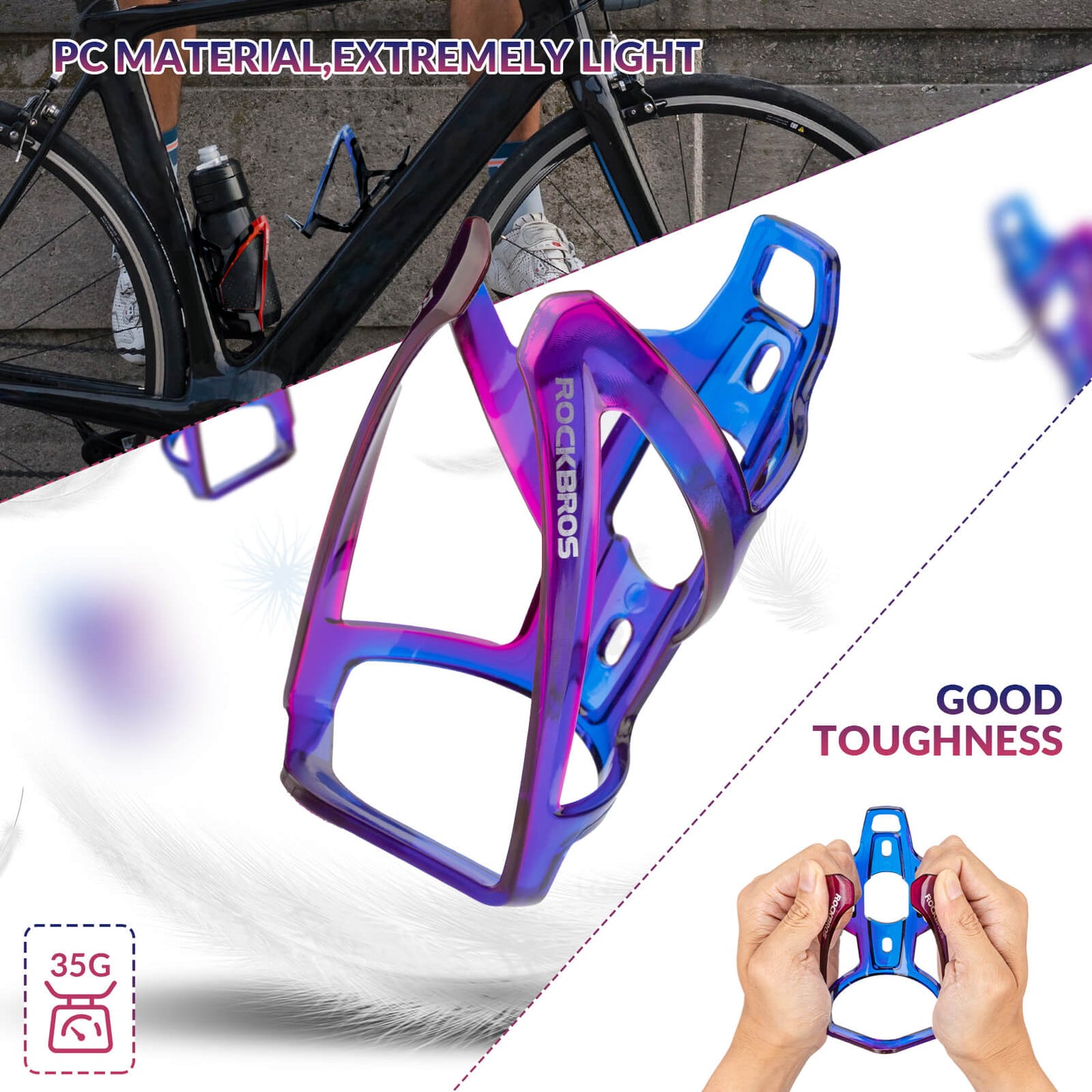 ROCKBROS FK-338 Lightweight Universal Bike Water Bottle Cage
