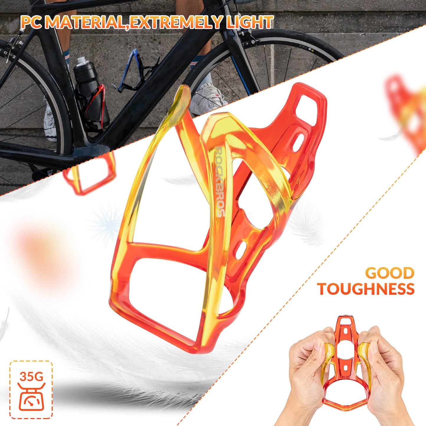 ROCKBROS FK-338 Lightweight Universal Bike Water Bottle Cage